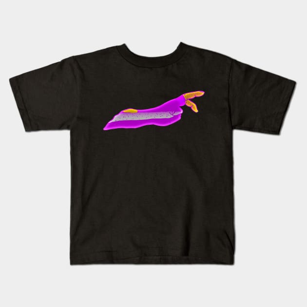 Nudi Hand Kids T-Shirt by Namwuob